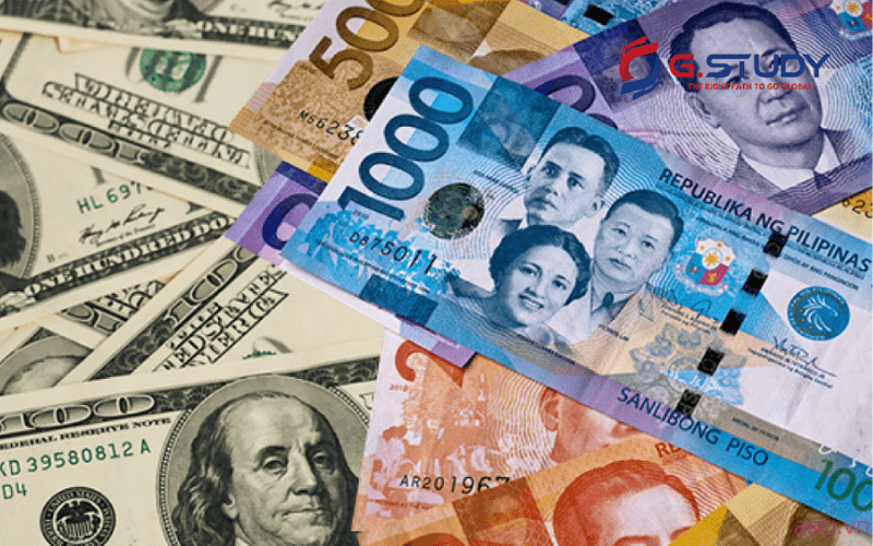 tiền philippines đô la mỹ