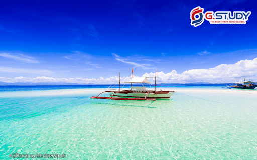 Cảnh sắc tuyệt vời tại bãi biển Cebu, Philippines